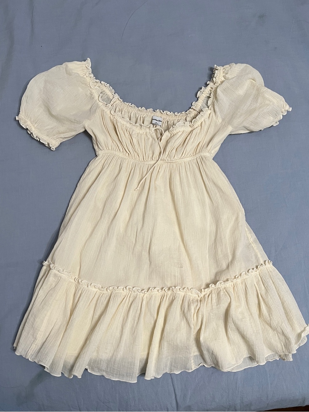 aritzia mini babydoll dress
